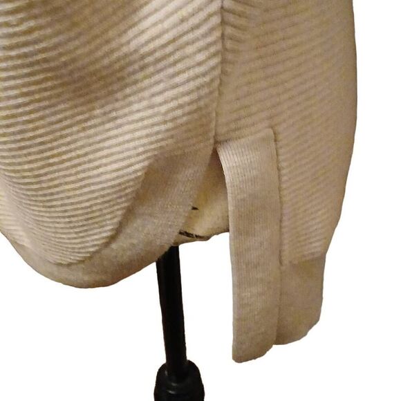 ALL SAINTS MERLINO WOOL BEIGE NATURAL KNIT SWEATER SMALL - Picture 3 of 12